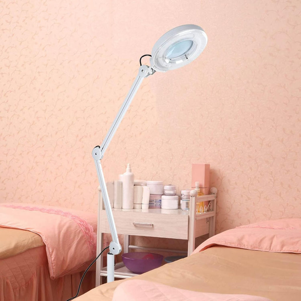 Massive Discounts 5X Magnifying Floor Lamp – Adjustable LED Beauty Light
