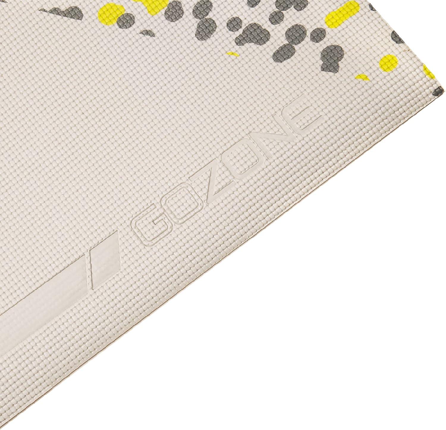 GoZone Yoga Mat – 6mm Non-Slip PVC Exercise Mat for Pilates & Fitness
