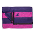Swole Panda Rich Pink Striped Bamboo Scarf – Sustainable Luxury Wrap