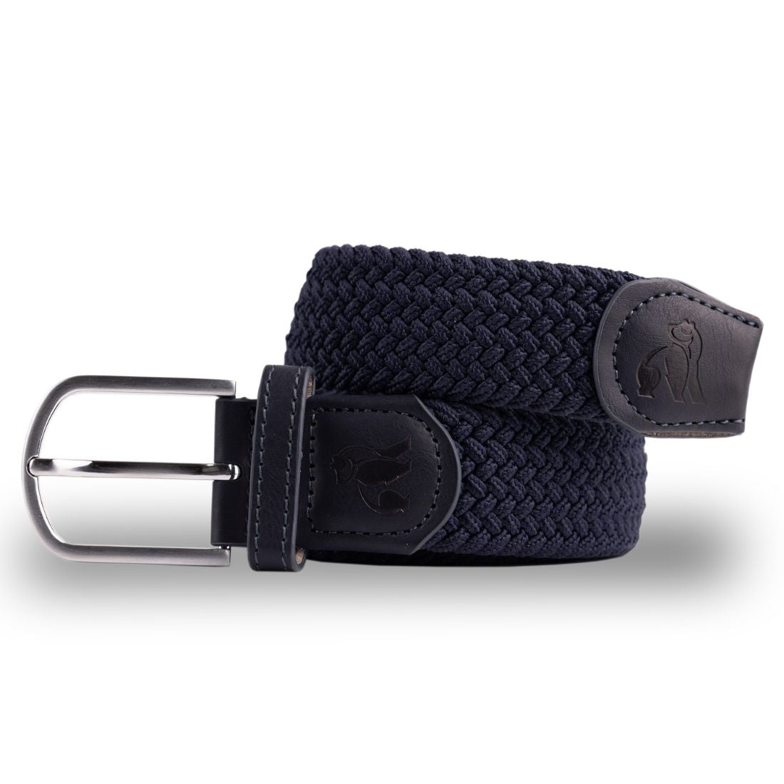 Swole Panda Navy Woven Belt – Recycled Elasticated Sustainable Belt