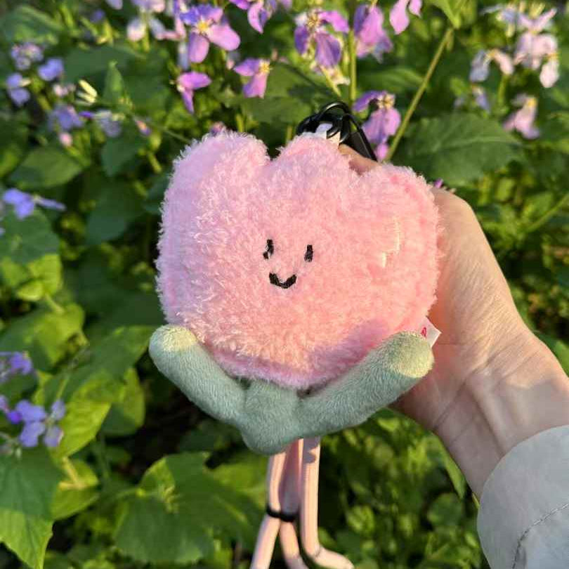 LuLuFun Studio Plush Tulip Mini Bag | Cute Crossbody Accessory Purse