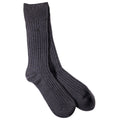 Swole Panda Navy Bamboo Boot Socks – Thick Knit Thermal Comfort