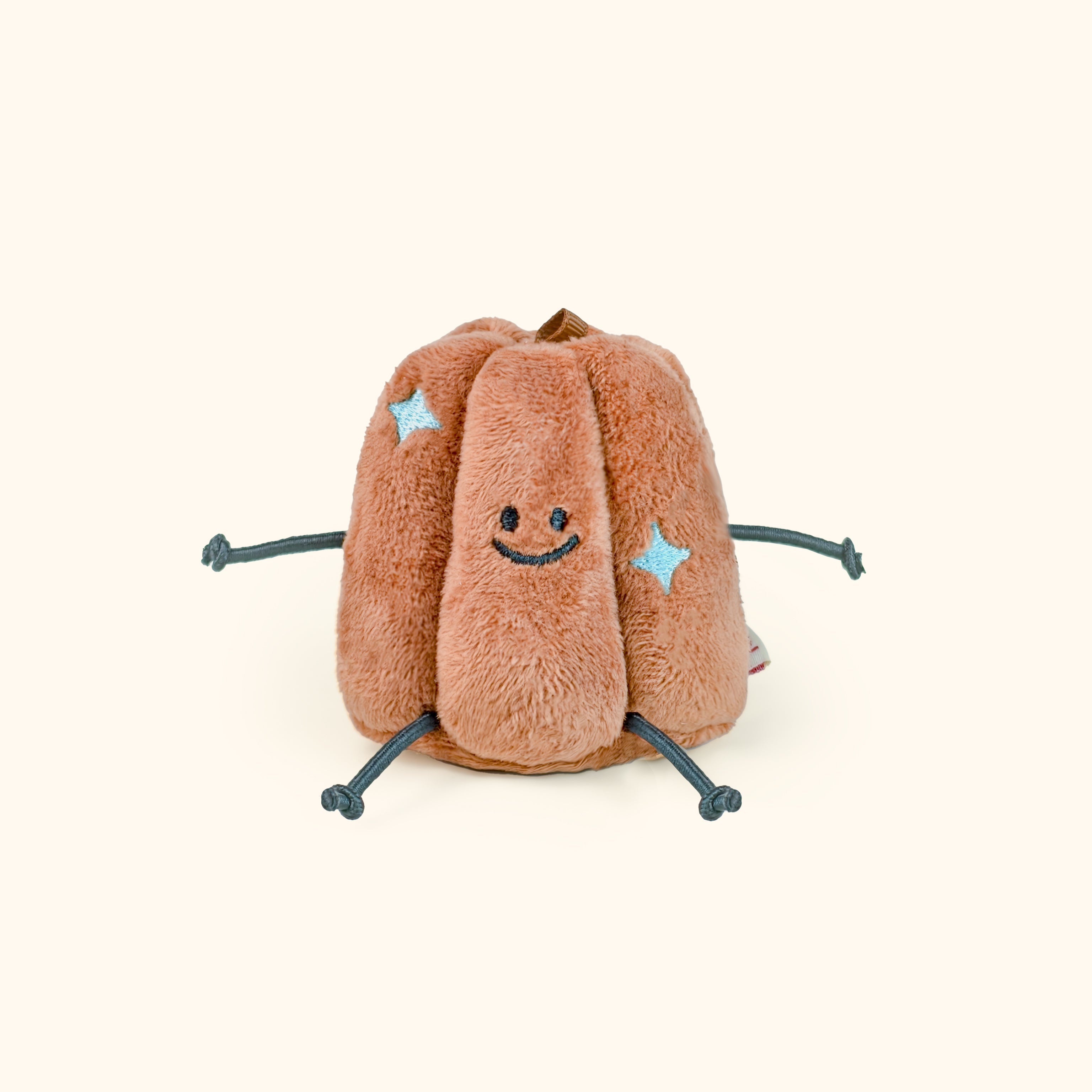 LuLuFun Studio Canelé Bag Charm – Kawaii Bread Plush Toy Keychain