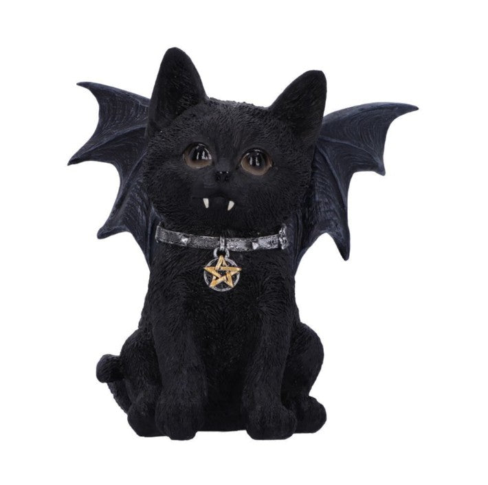 Nemesis Now Vampuss Black Bat Cat Figurine – Gothic Polyresin 16cm
