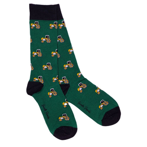 Swole Panda Tractor Bamboo Socks – Comfort Cuff Diabetic Friendly