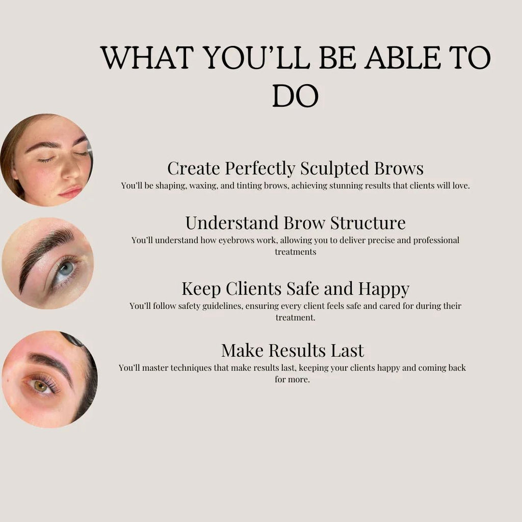 London Brow Lamination, Waxing & Tinting Online Course Bundle