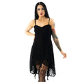 Vixxsin Nala Black Dress – Cotton Blend Gothic Style by Kate's Clothing