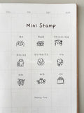 LuLuFun Studio Mini Portable Self-Inking Photosensitive Round Stamp