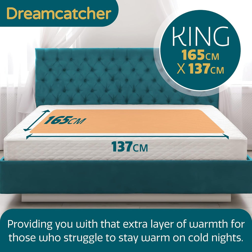 Dreamcatcher King Electric Blanket | 3 Heat Settings | Soft Polyester