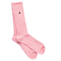 Swole Panda Light Pink Bamboo Socks – Breathable and Durable Soft Knit