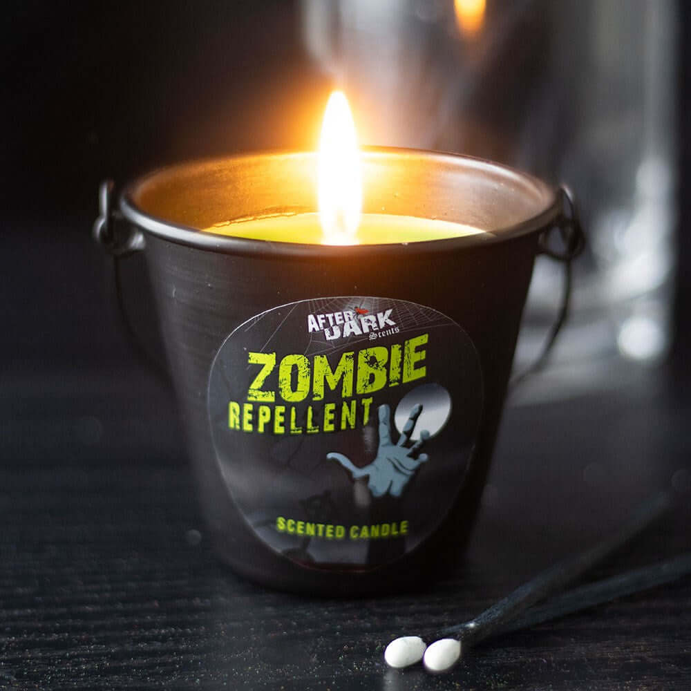 Kate's Clothing Zombie Repellent Jasmine Scented Gothic Candle Bucket