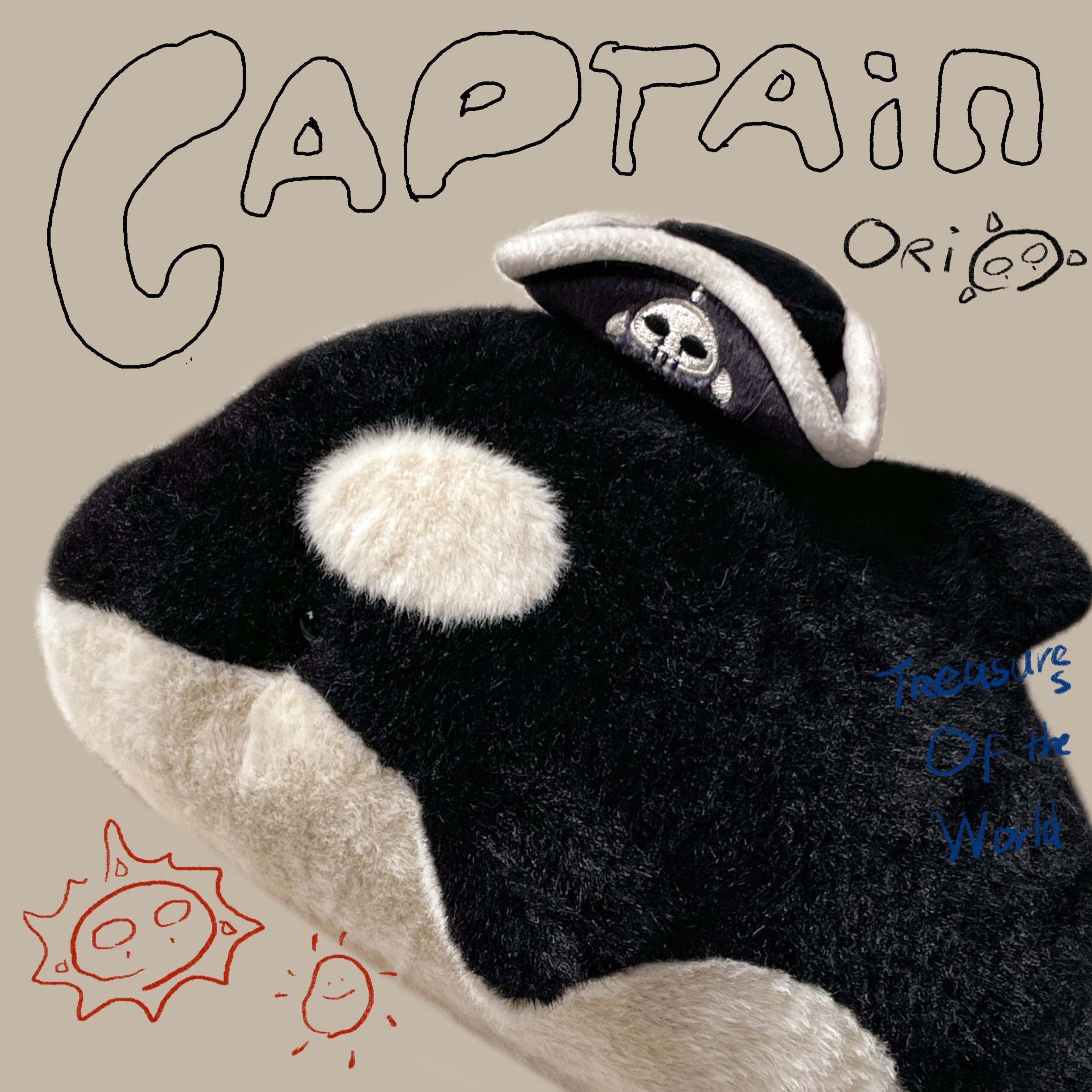 LuLuFun Studio Orca Whale Plush Toy – Soft Stuffed Animal Marine Gift