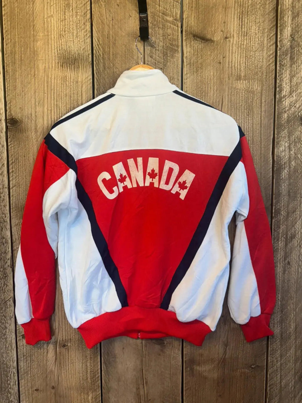 Original Vintage 1987 Adidas Tracksuit Top Team Canada Special Olympics Rare