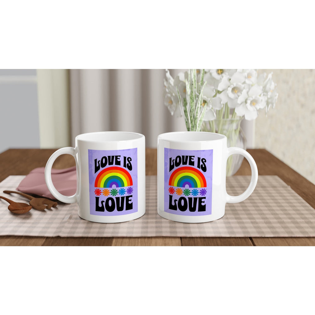 Love Is Love Mug – Colorful LGBTQ+ Pride Coffee Cup