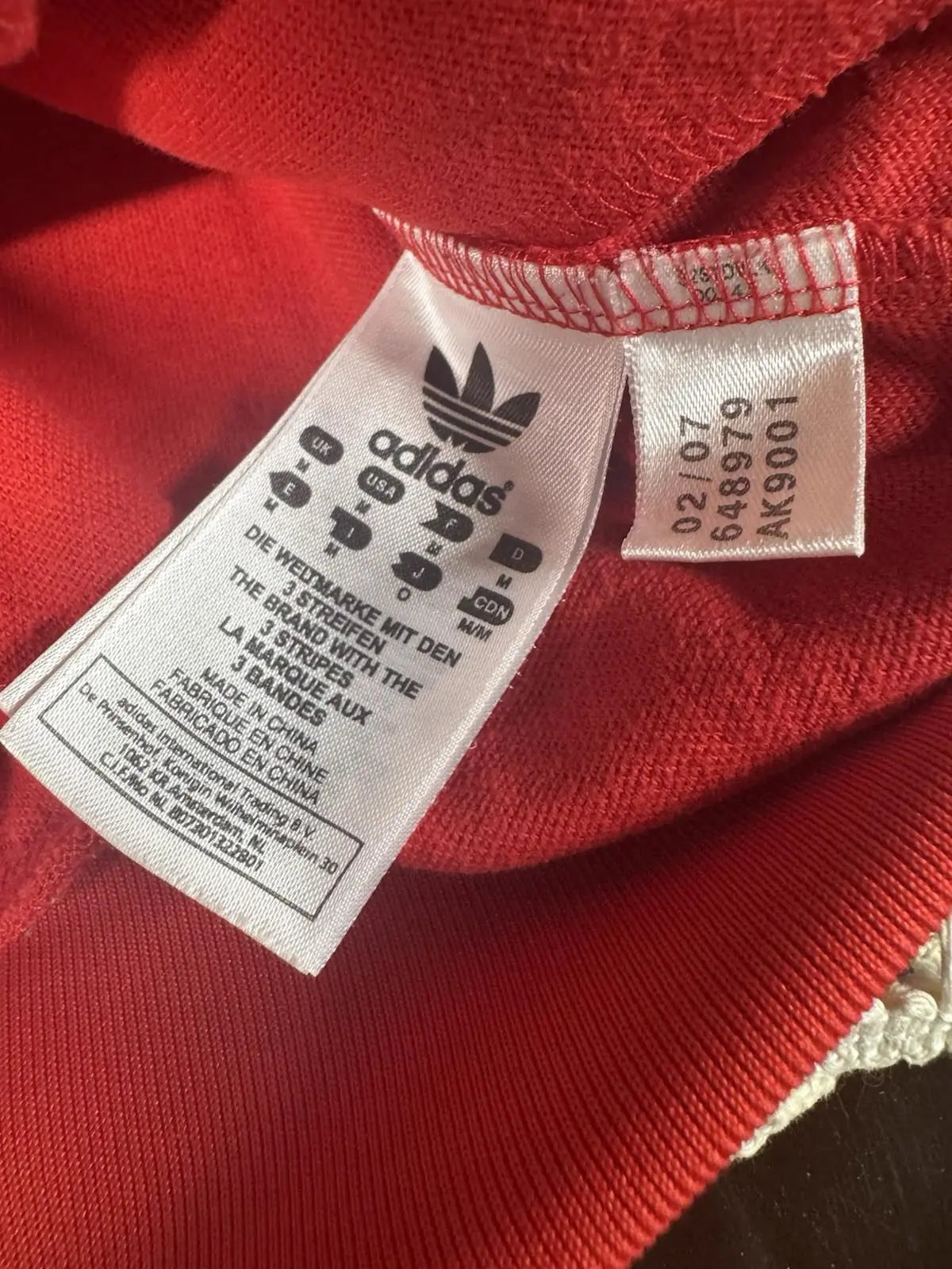 Vintage Bayern Munich Adidas Originals Men’s Tracksuit Top Medium Retro