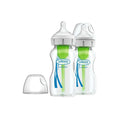 Dr. Brown's Options+ Wide Neck Anti-Colic Glass Bottle 270ml Pack of 2