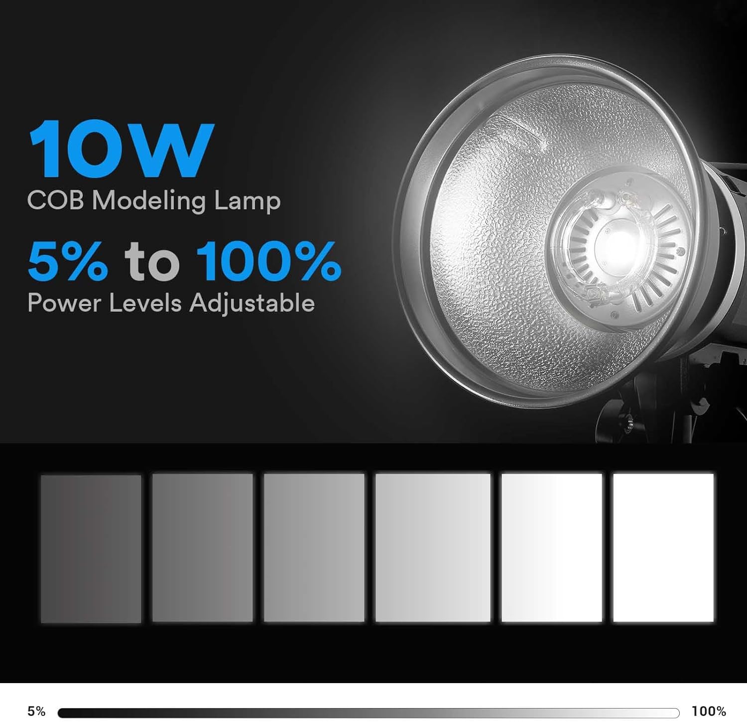 Godox MS300-V Studio Flash – 300W Compact Strobe with Bowens Mount