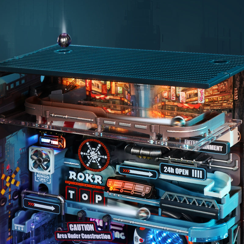 Snaps The Last City Cyberpunk Marble Run DIY Miniature Building Kit