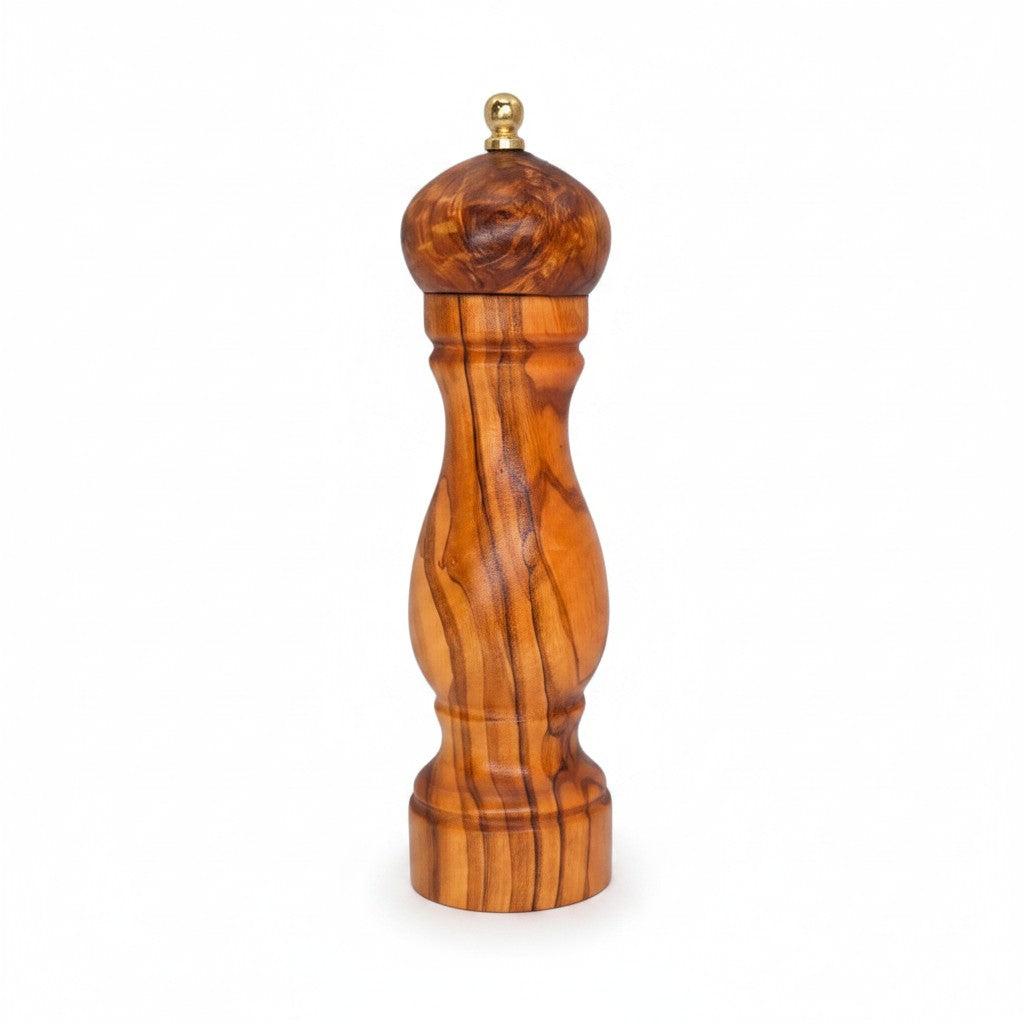 Olive Wood Salt/Pepper Mill | Wooden Spice/Herb/Coffee Grinder