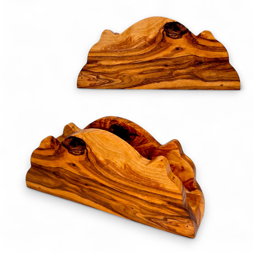 Olive Wood Napkin Holder | Various Shapes