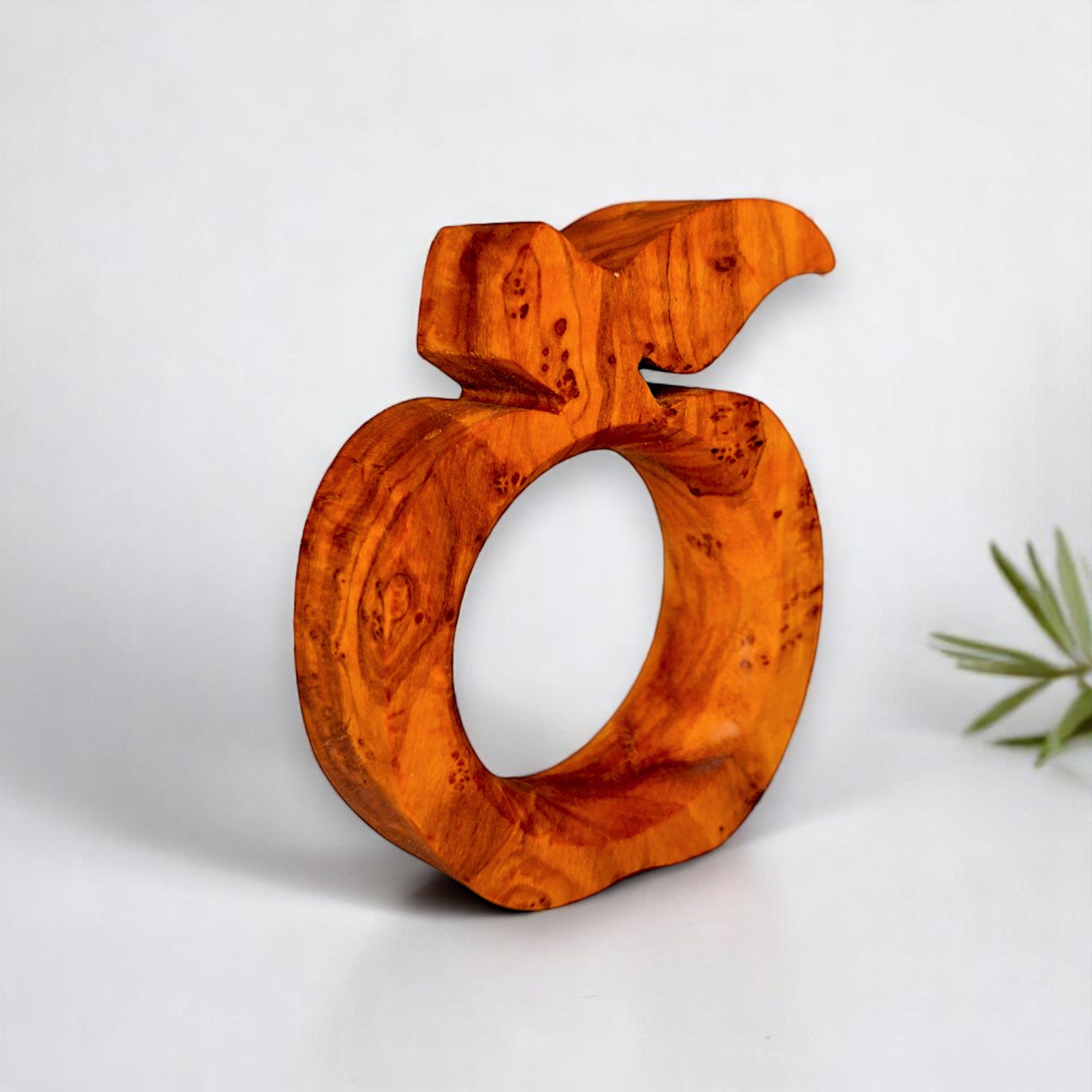 Olive Wood Fish Shaped napkin Holder