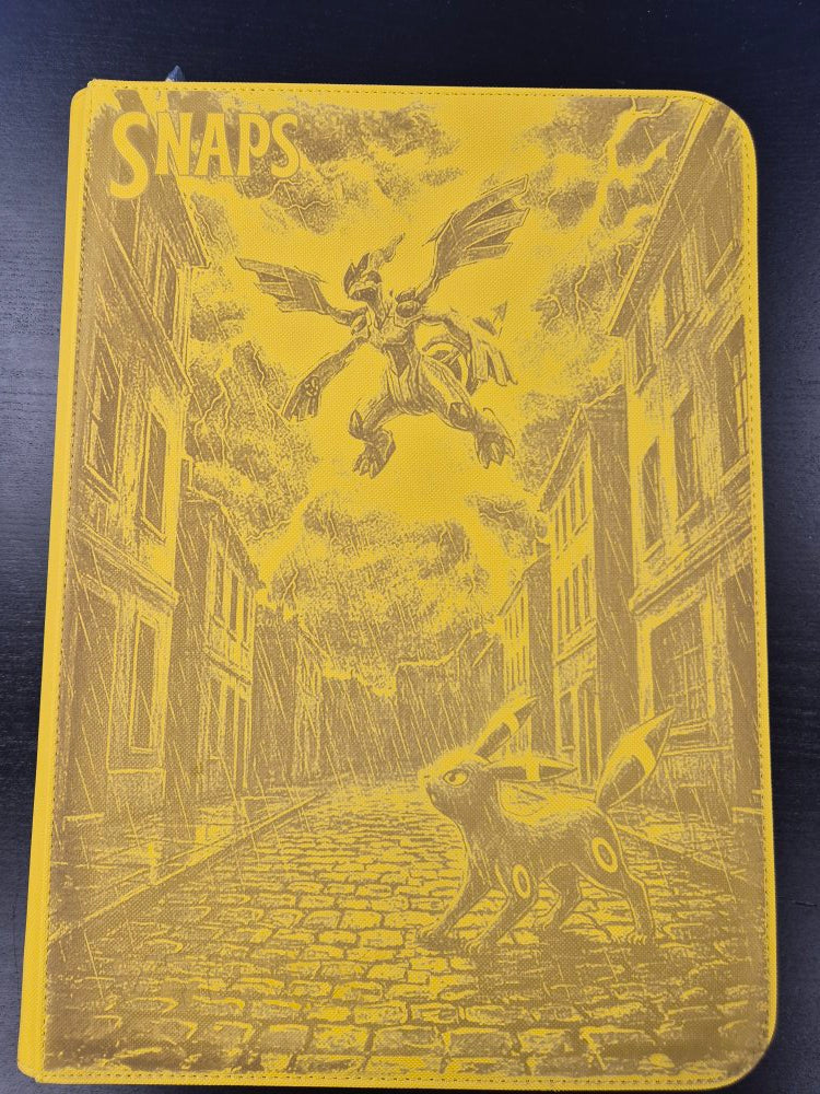 Snaps Custom Vault X 9-Pocket Exo-Tec Zip Trading Card Binder