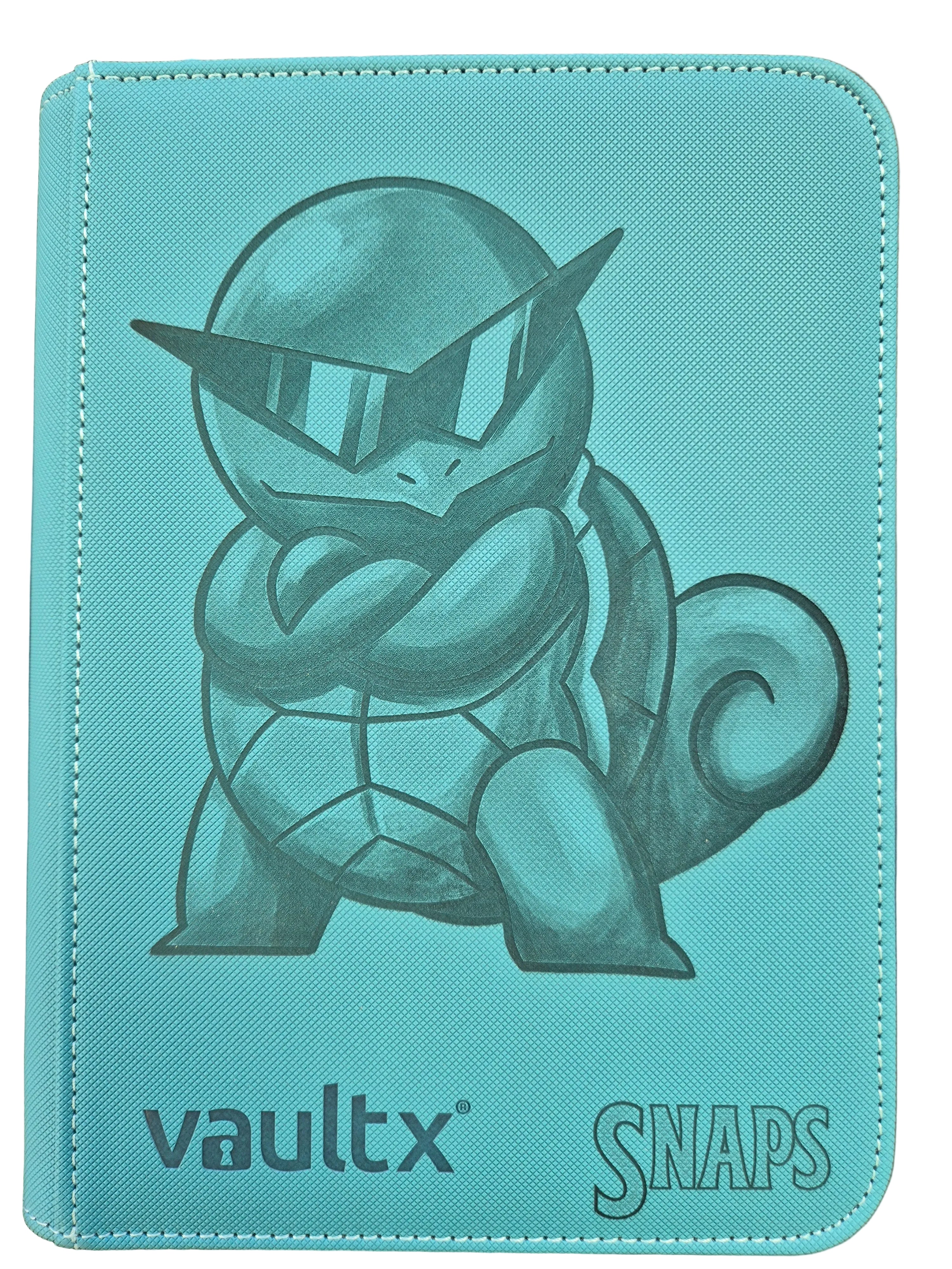 Snaps Custom Vault X 4-Pocket Exo-Tec Zip Binder | 160 Card Storage