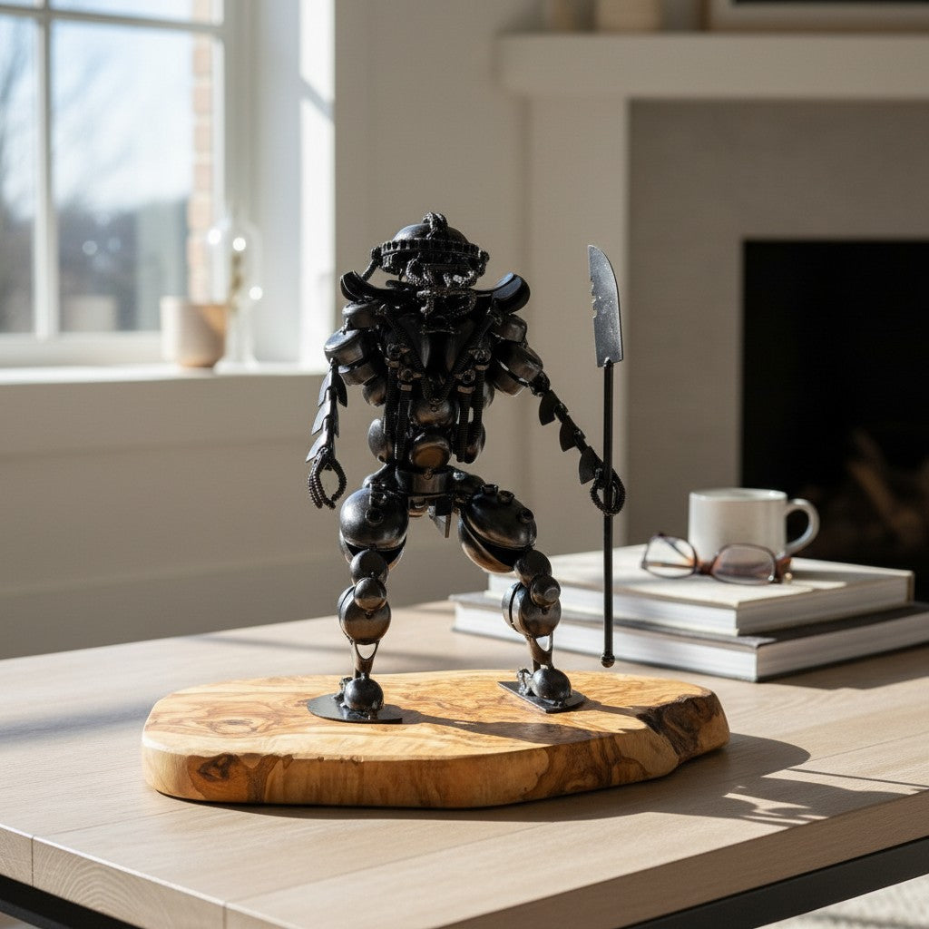 Robot on Olivewood Board