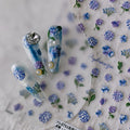 LuLuFun Studio Endless Summer Floral Nail Art Stickers - 1 Sheet