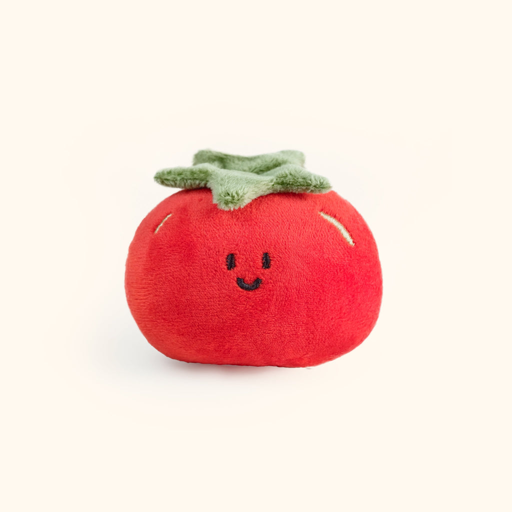LuLuFun Studio Tomato Plush Bag Charm – Cute Red Kawaii Keychain