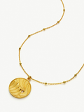 No More Nobody Day Medallion Necklace – 18k Gold Vermeil Recycled Silver