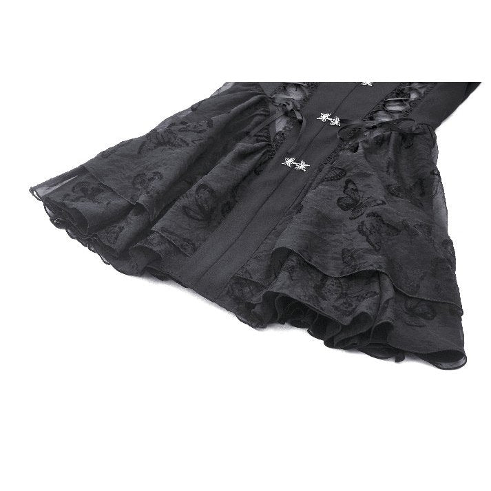 Dark in Love Blanche Butterfly Dress – Victorian Gothic Lace Gown