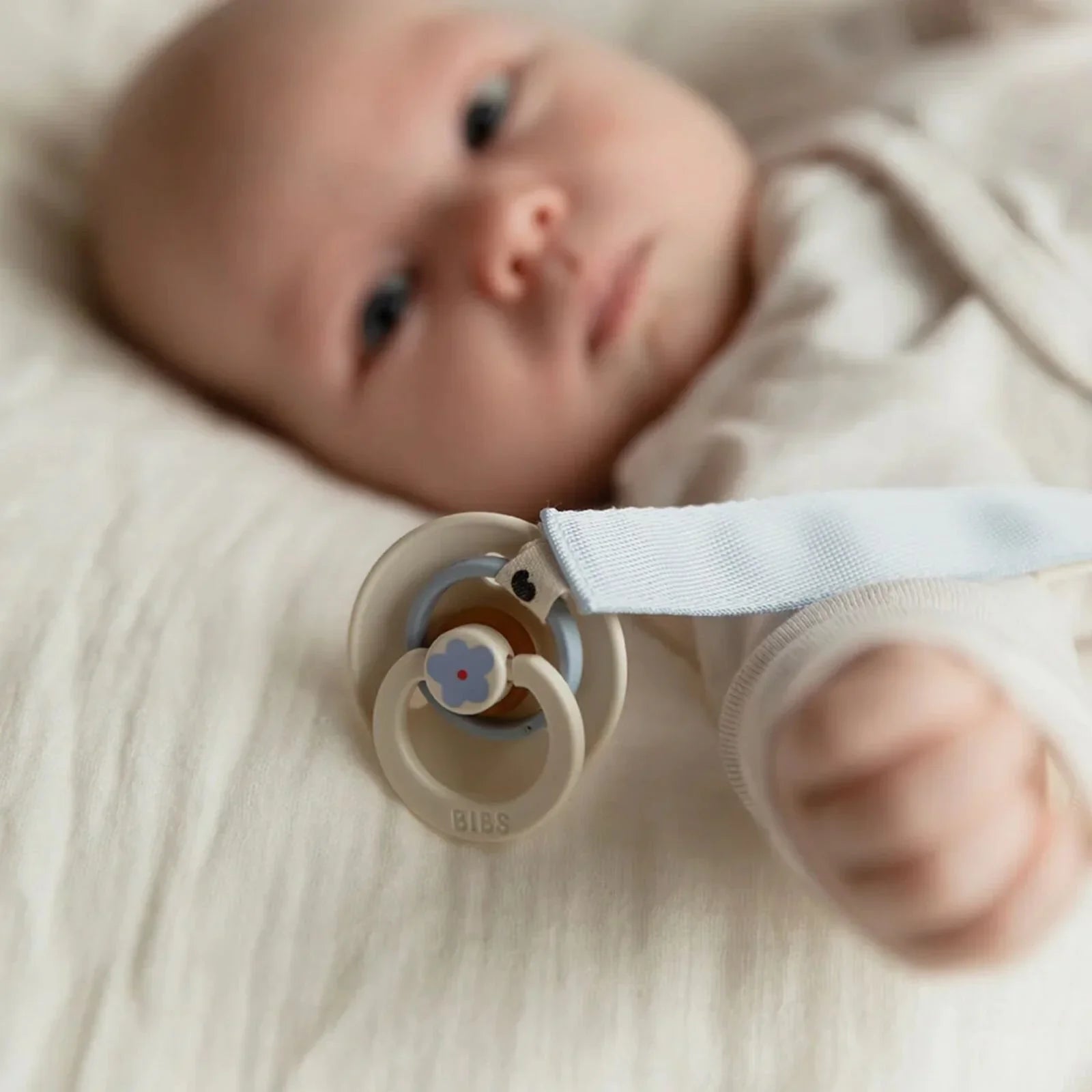 BIBS Soother Clip Ribbon - Sage