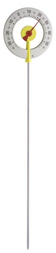 TFA Lollipop Garden Thermometer – Weather Resistant Anodized Aluminum