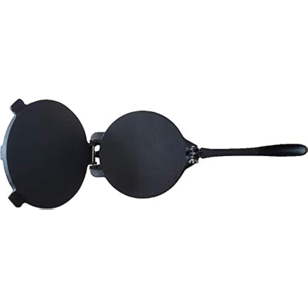 Helm & Som 8-Inch Cast Iron Tortilla Press with 100 Parchment Papers