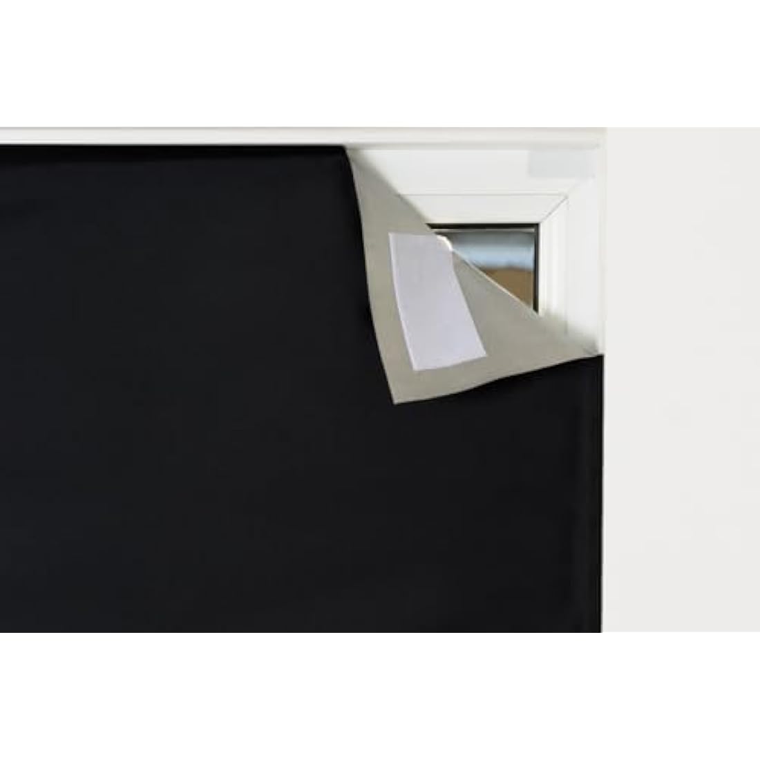 Easynight Blackout Blind | 100% Light Blocking No-Drill Fabric - XL