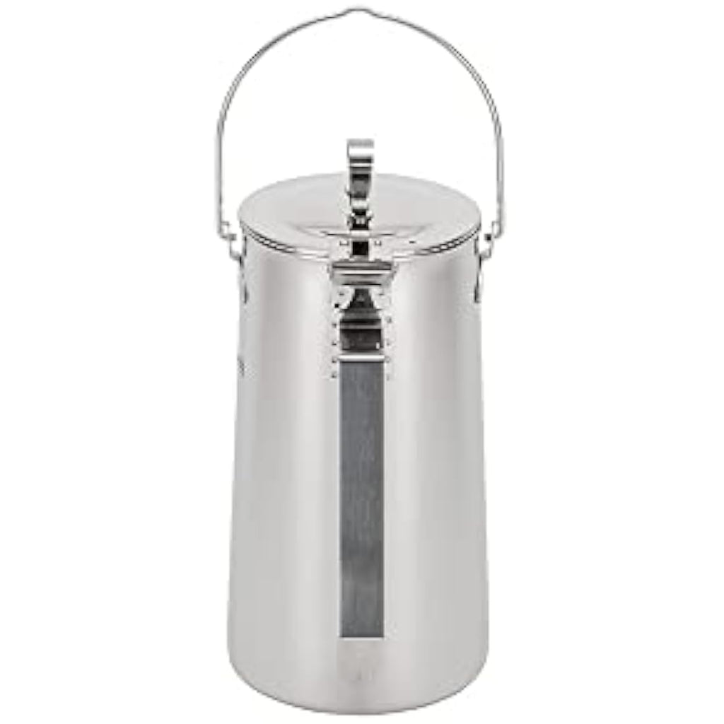 Snow Peak CS-270 Stainless Steel Camping Kettle - 1.8L High Capacity