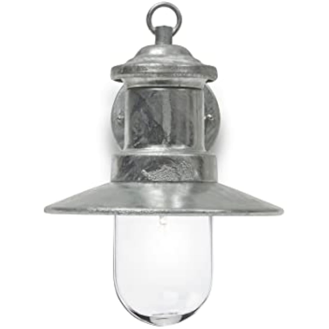Garden Trading St Ives Galvanised Ships Light – Outdoor Wall Sconce