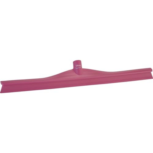 Vikan Ultra Hygiene Single Blade Squeegee | 600 mm Pink HACCP Floor Tool