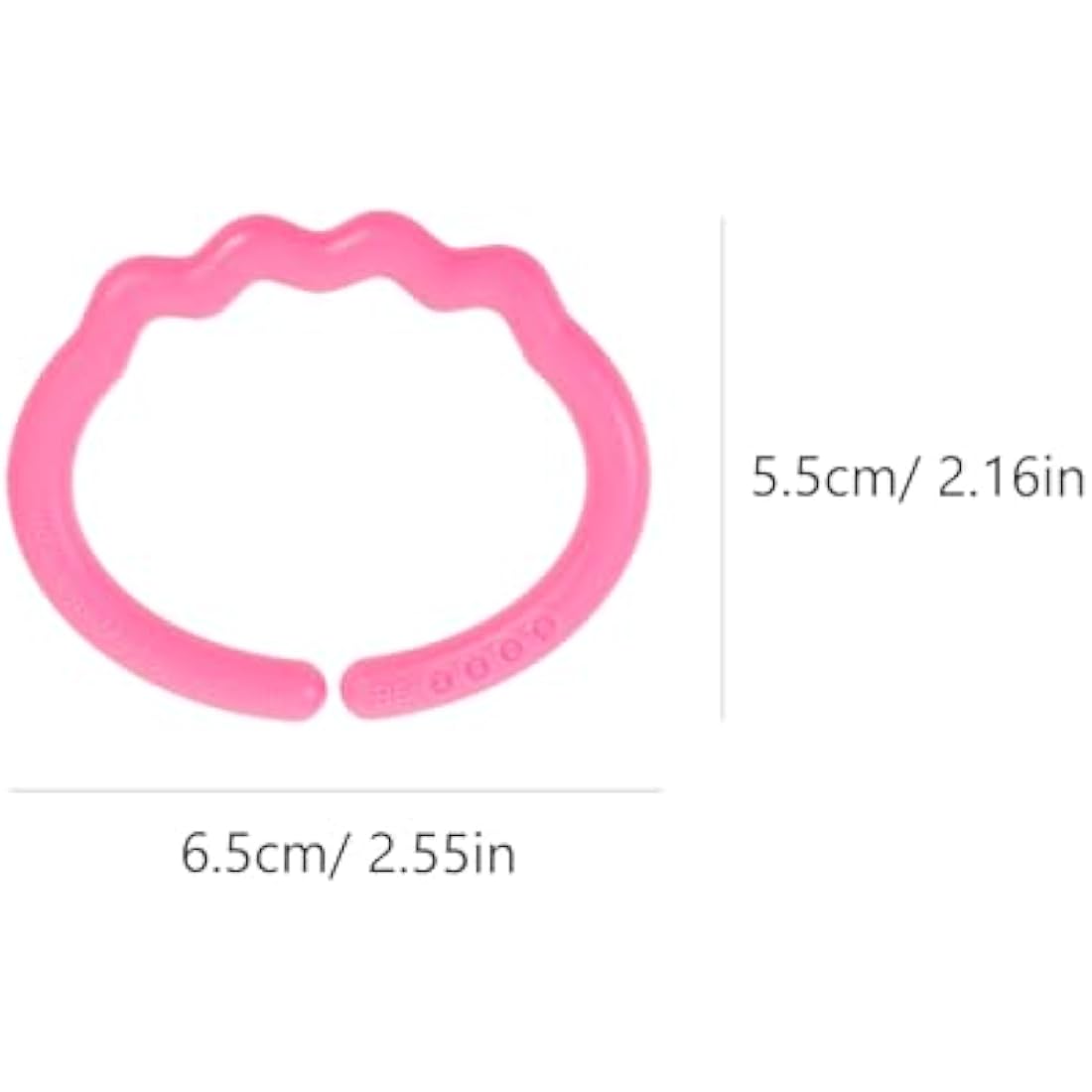 YeahiBaby 24pcs Silicone Baby Teether Ring Links | Infant Stroller Toys