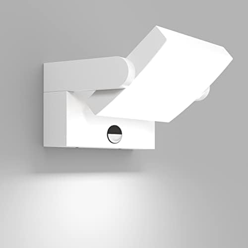Klighten 24W Motion Sensor Wall Light – Swiveling IP65 Aluminum LED Lamp