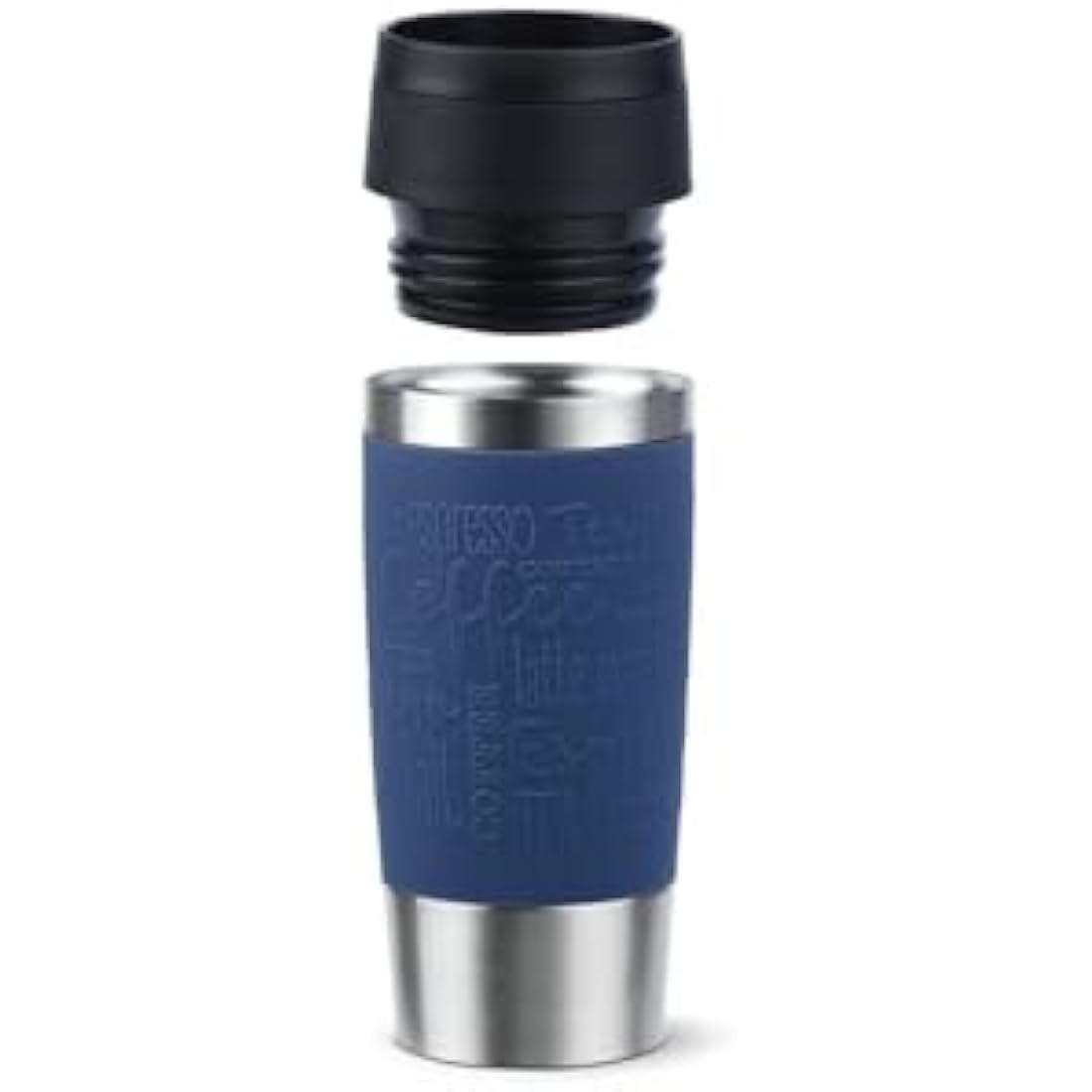 Tefal Travel Mug Classic Blue – 0.36L Stainless Steel Leak-Proof Tumbler