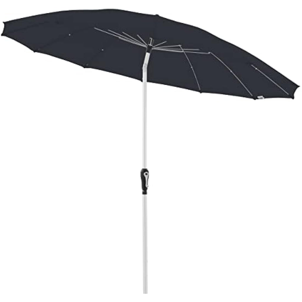 Asia Look 250cm Aluminium Crank Parasol – Anthracite