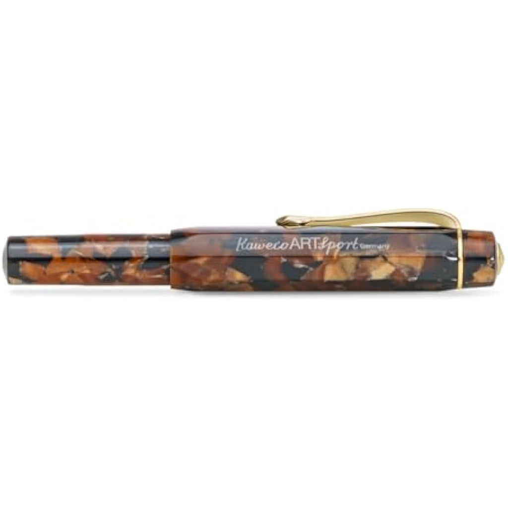 Kaweco Art Sport Fountain Pen – Hickory Brown Acrylic – Medium Nib