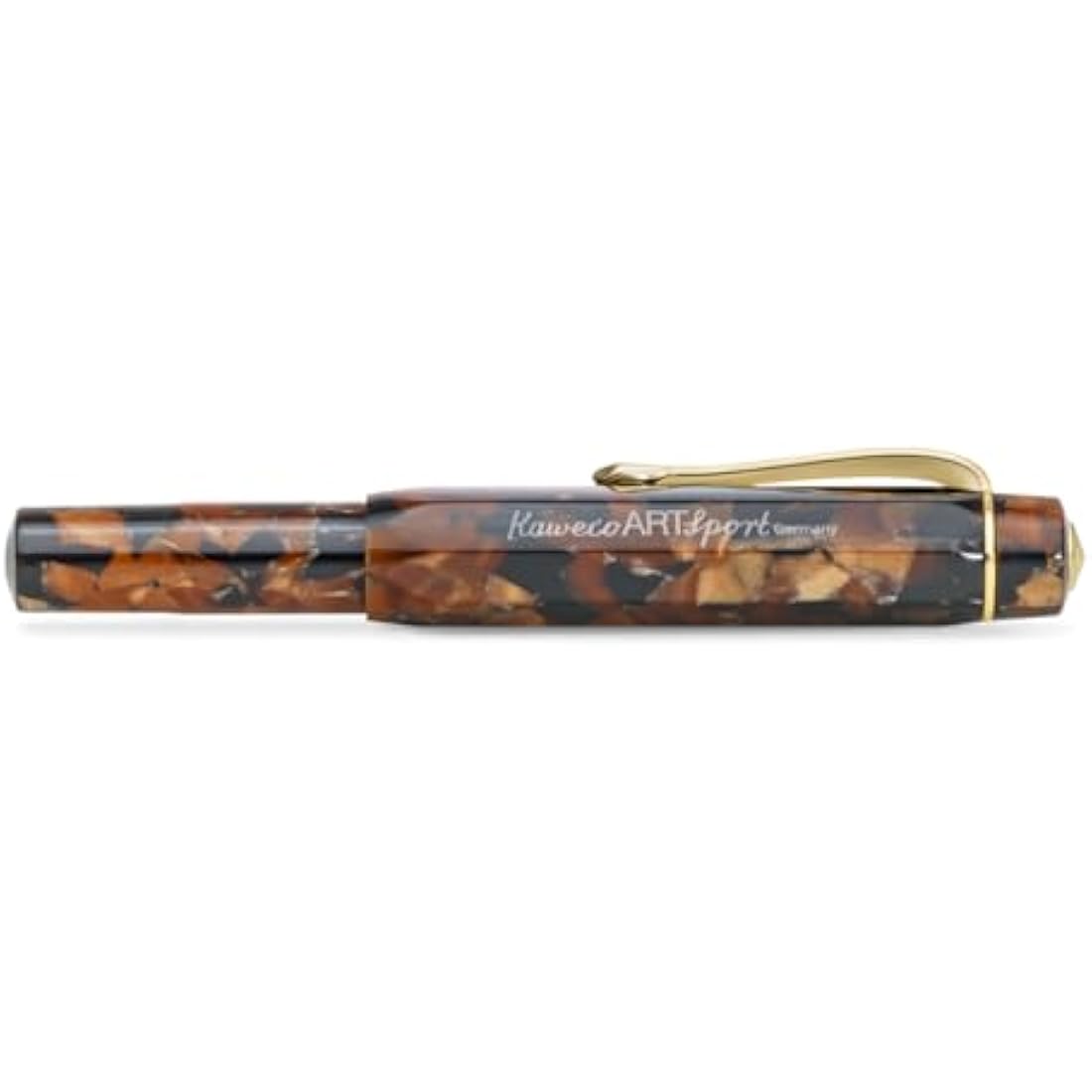 Kaweco Art Sport Fountain Pen – Hickory Brown Acrylic – Medium Nib