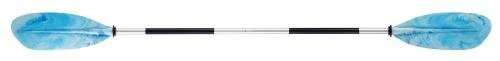 H2o Kayaks Wave Asymmetrical Kayak Paddle | 190cm 2-Part Blue Swirl