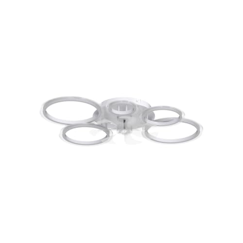 YUNZI Modern Ceiling Fan with LED Light – 72W Dimmable 6-Speed Fan