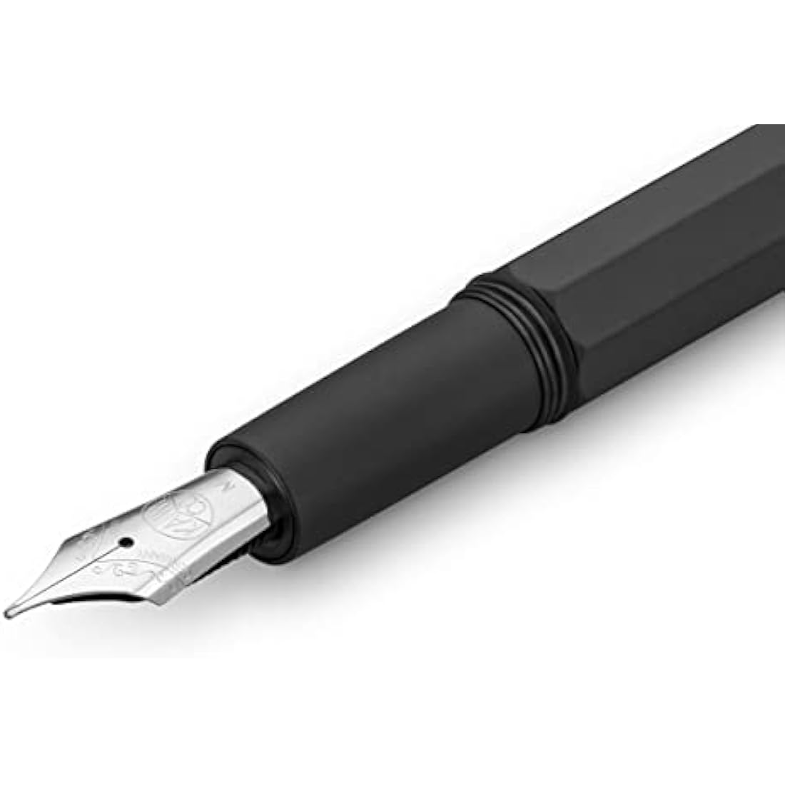 Kaweco Original 250 Fountain Pen – Black Chrome Aluminium, Fine Nib