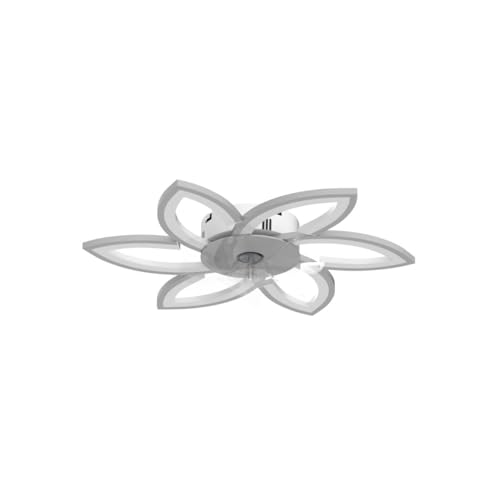 YUNLONG 30.7" Flush Mount Ceiling Fan with Light | Dimmable DC Motor