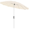 Doppler Asia Look SL-AZ Garden Parasol – 250cm Aluminium Crank Umbrella